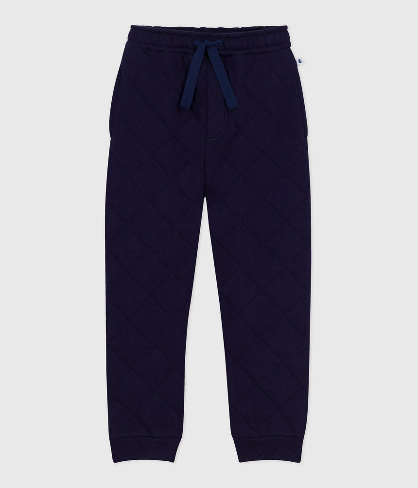 CHILDREN'S PLAIN COTTON JOGGING BOTTOMS
