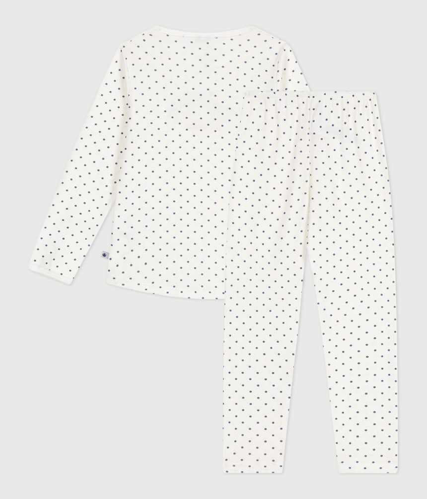 CHILDREN'S SPOTTY PRINTED COTTON PYJAMAS