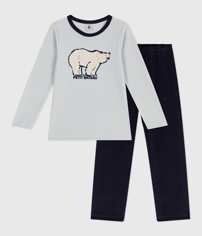 CHILDRENS' VELOUR PYJAMA