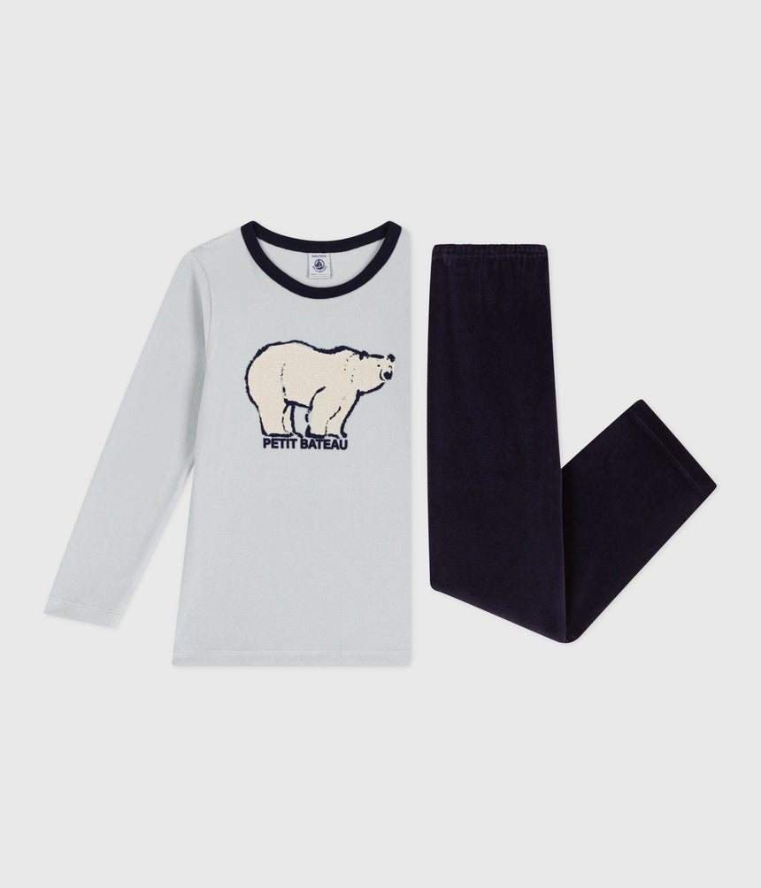 CHILDRENS' VELOUR PYJAMA