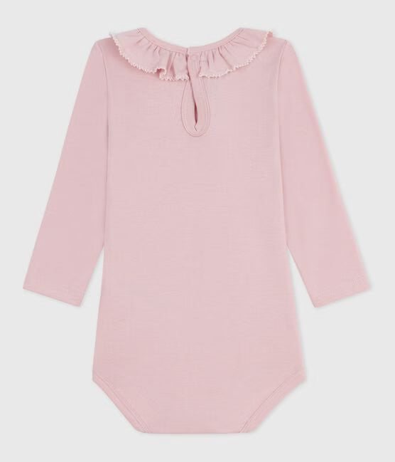 BABIES PLAIN COTTON BODY WITH A COLLAR