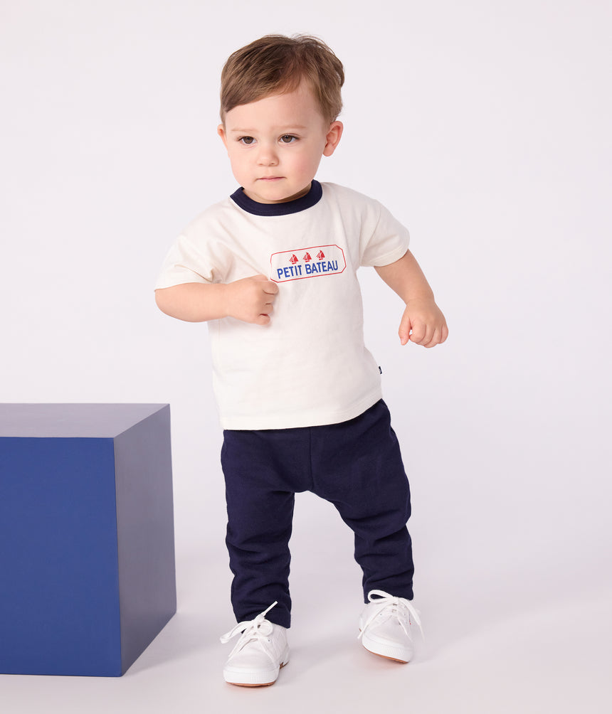 BABIES LONG-SLEEVED T-SHIRT WITH A VINTAGE LOGO DESIGN