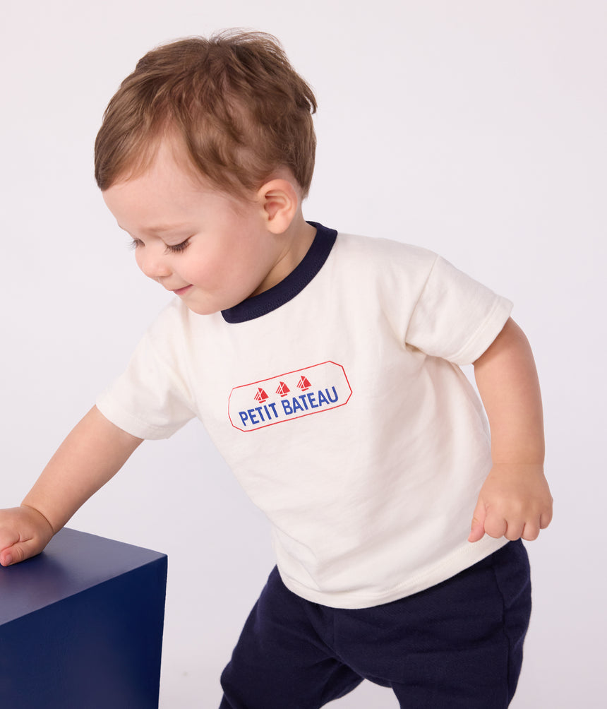 BABIES LONG-SLEEVED T-SHIRT WITH A VINTAGE LOGO DESIGN