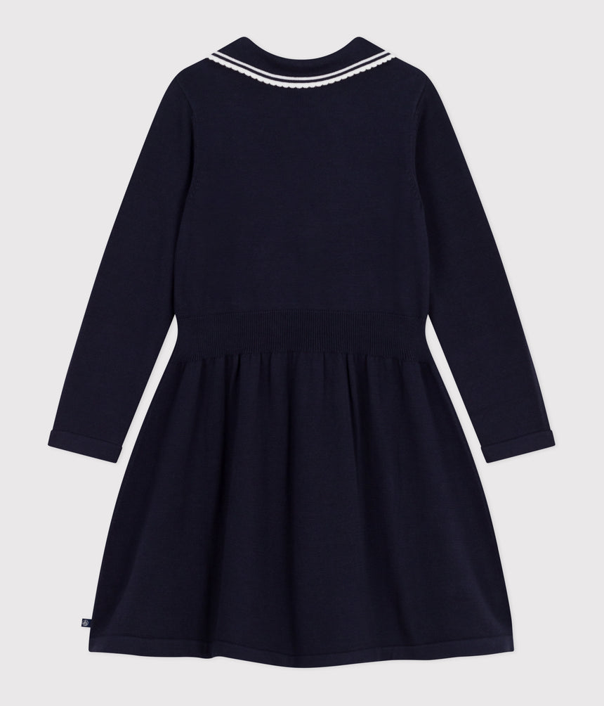 CHILDREN'S LONG SLEEVED COTTON DRESS