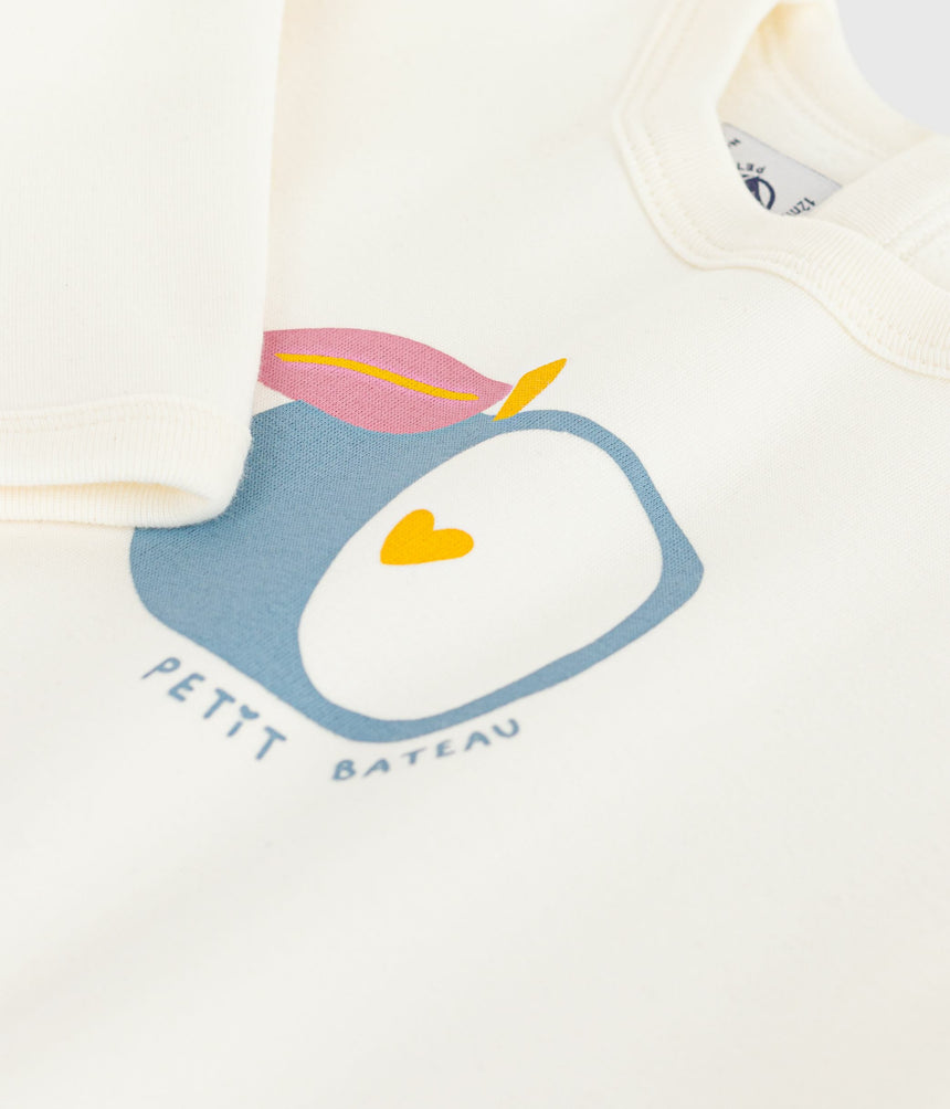 BABIES' SOFT WARM APPLE-PATTERNED COTTON