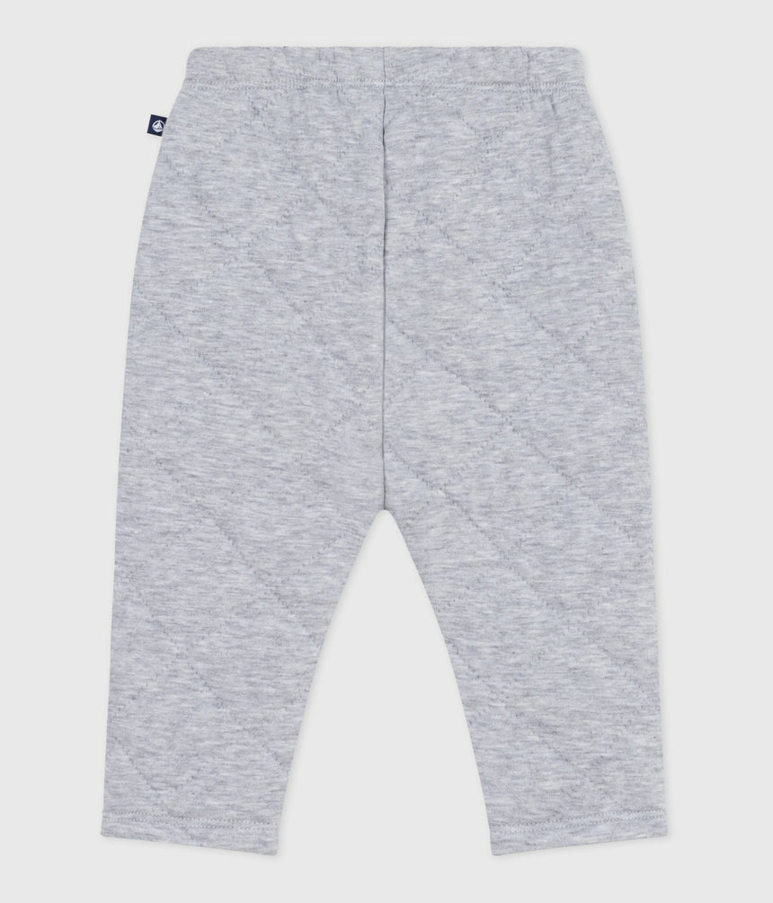 BABIES' PLAIN THICK COTTON TROUSERS