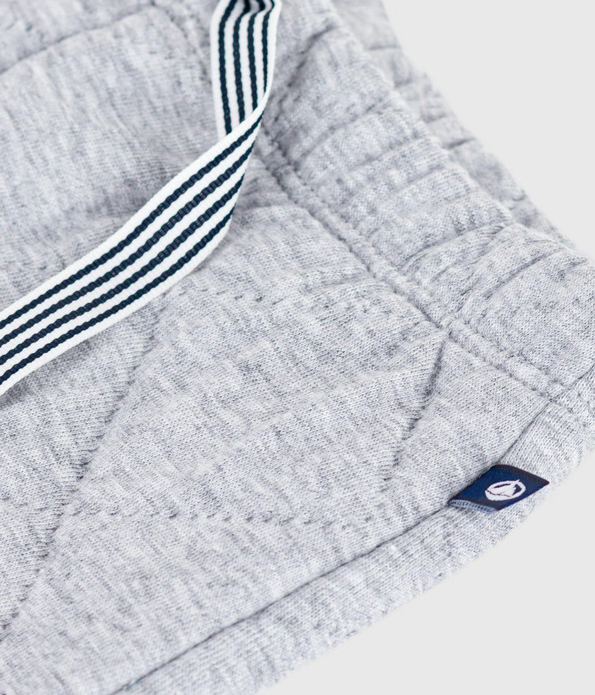 BABIES' PLAIN THICK COTTON TROUSERS