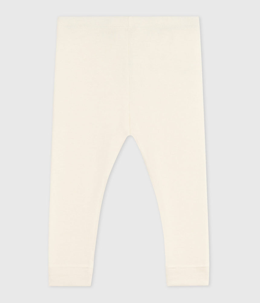 BABIES' PLAIN COTTON LEGGINGS