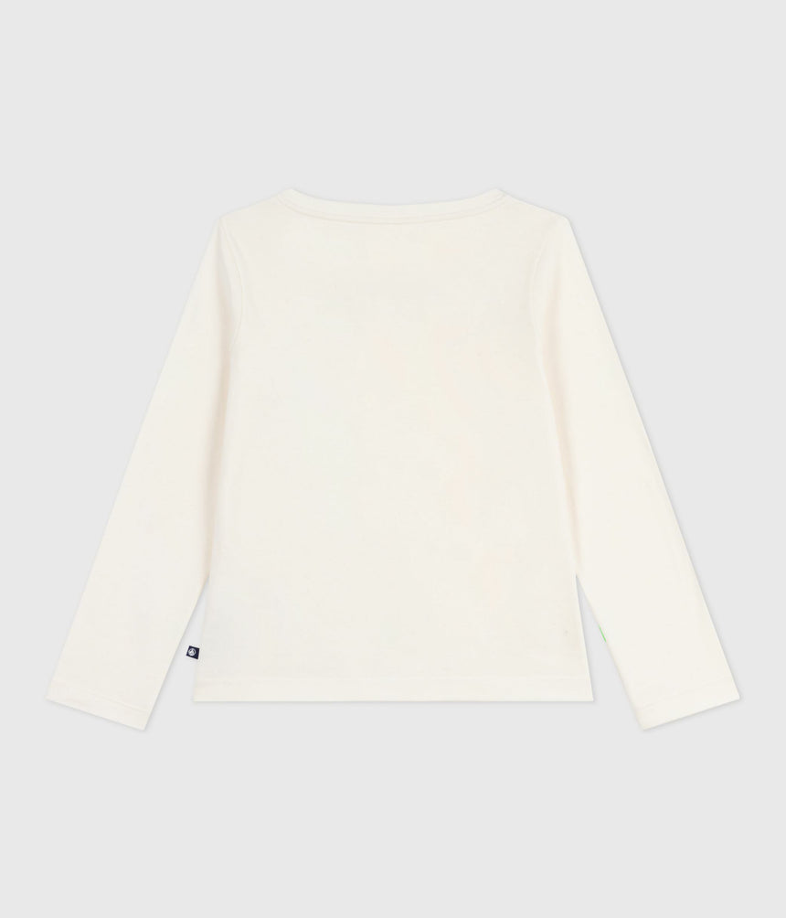 CHILDREN'S LONG-SLEEVED PRINTED COTTON T-SHIRT