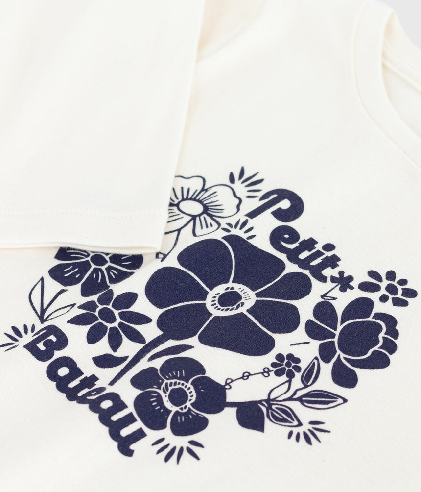 CHILDREN'S LONG-SLEEVED PRINTED COTTON T-SHIRT