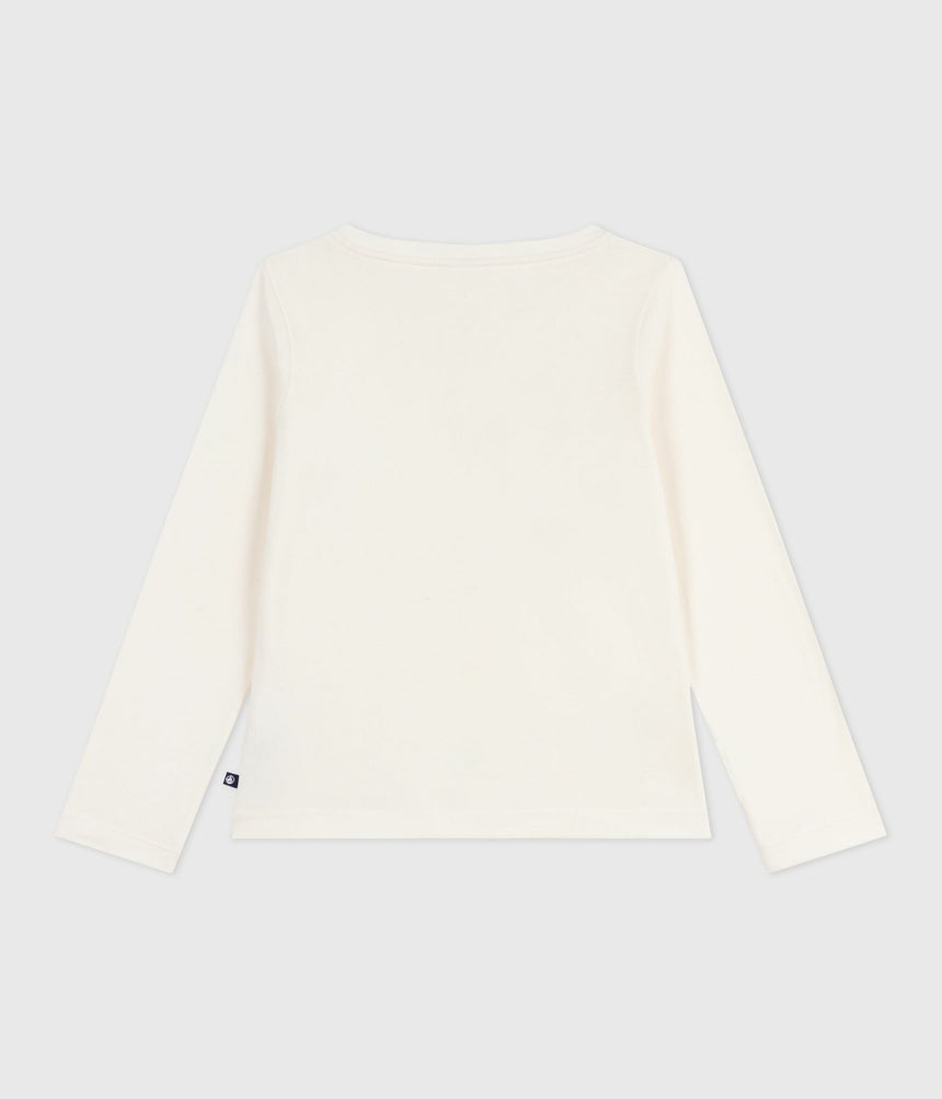 CHILDREN'S LONG-SLEEVED PRINTED COTTON T-SHIRT