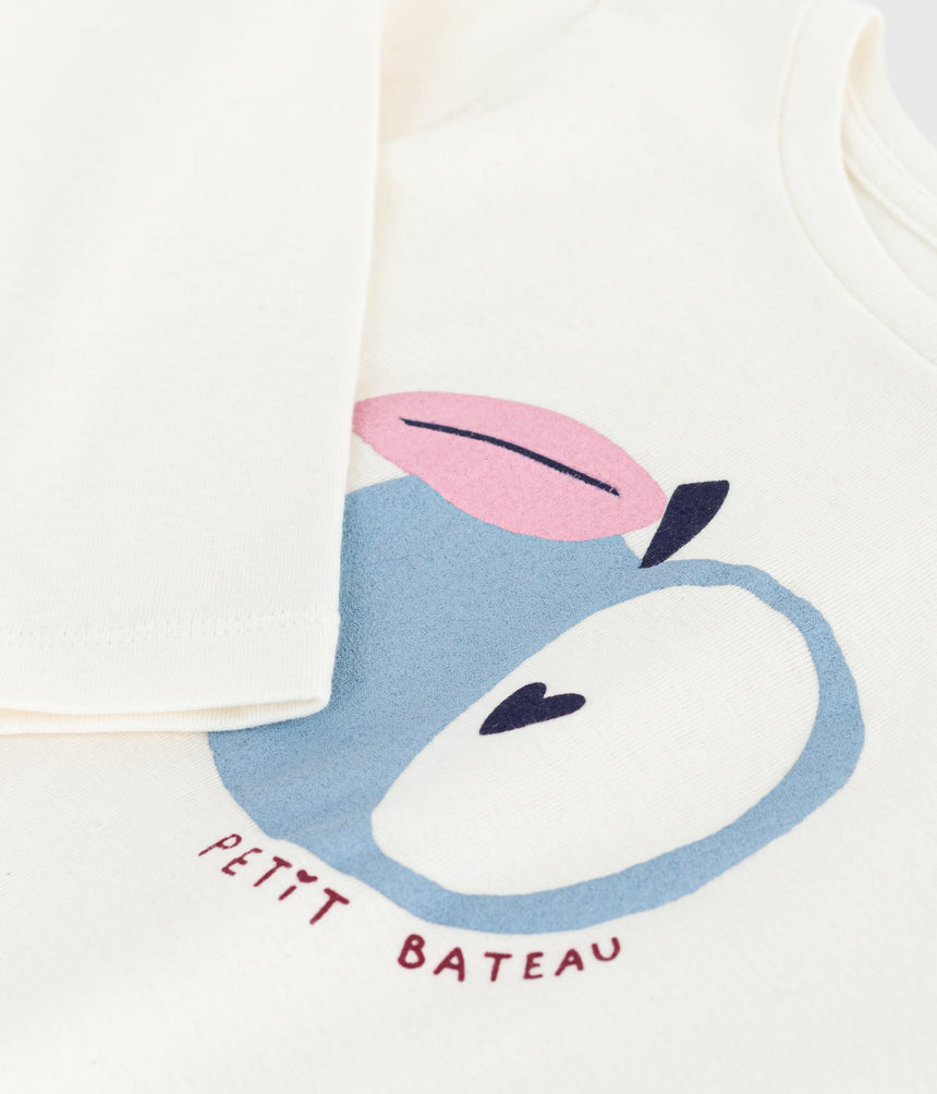 CHILDREN'S LONG-SLEEVED PRINTED COTTON T-SHIRT