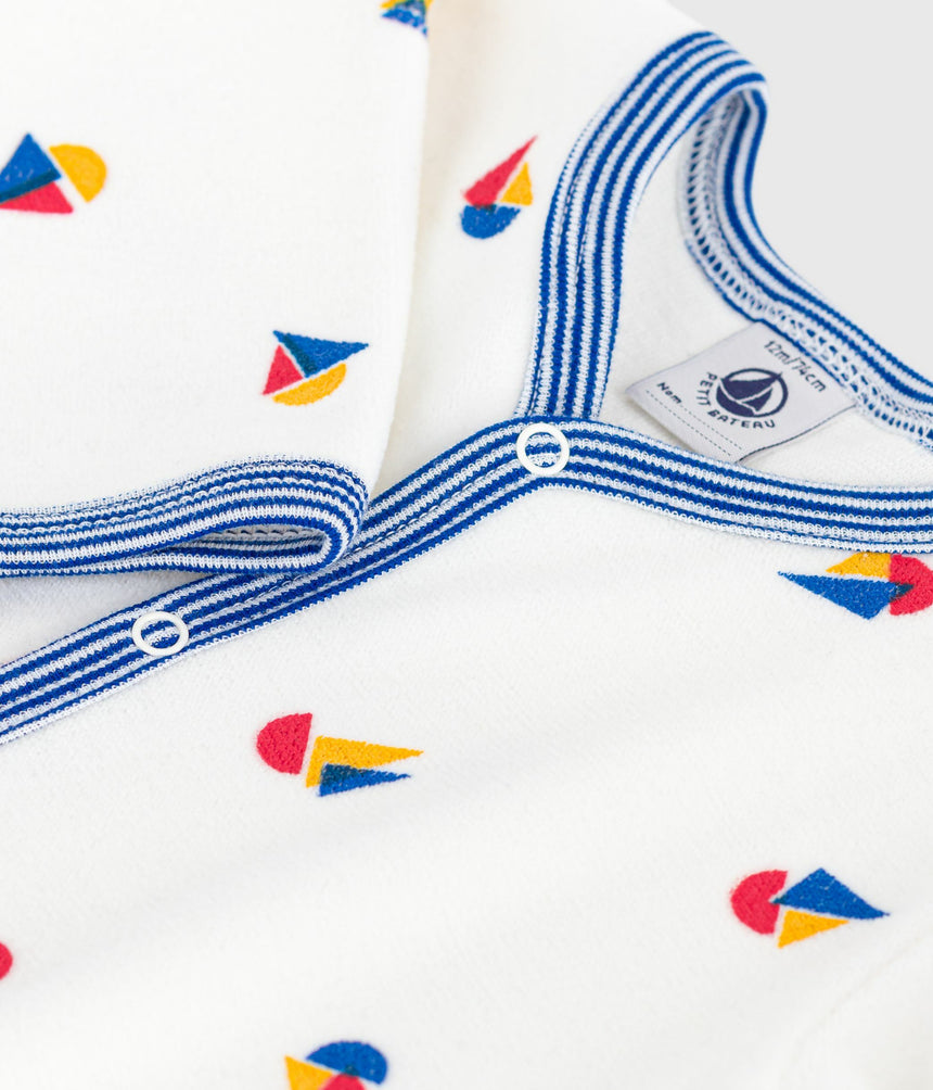 BABIES VELOUR PYJAMA SUIT