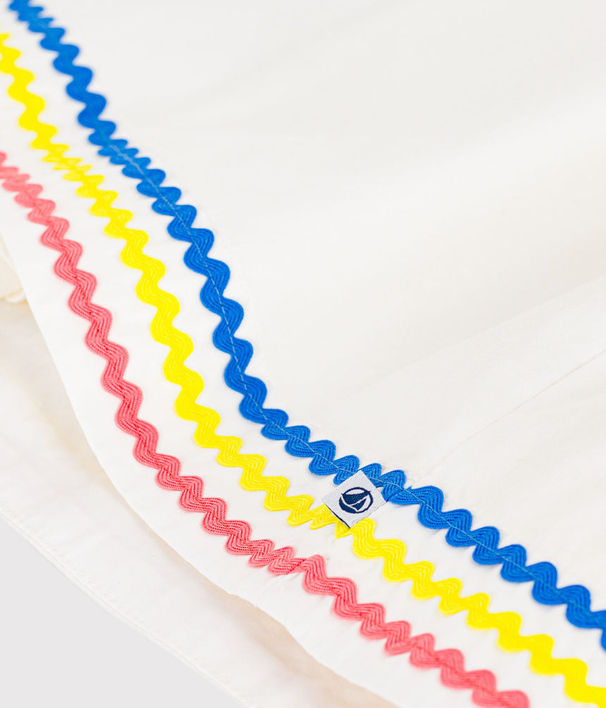 CHILDREN'S LONG COTTON DRESS WITH STRAPS
