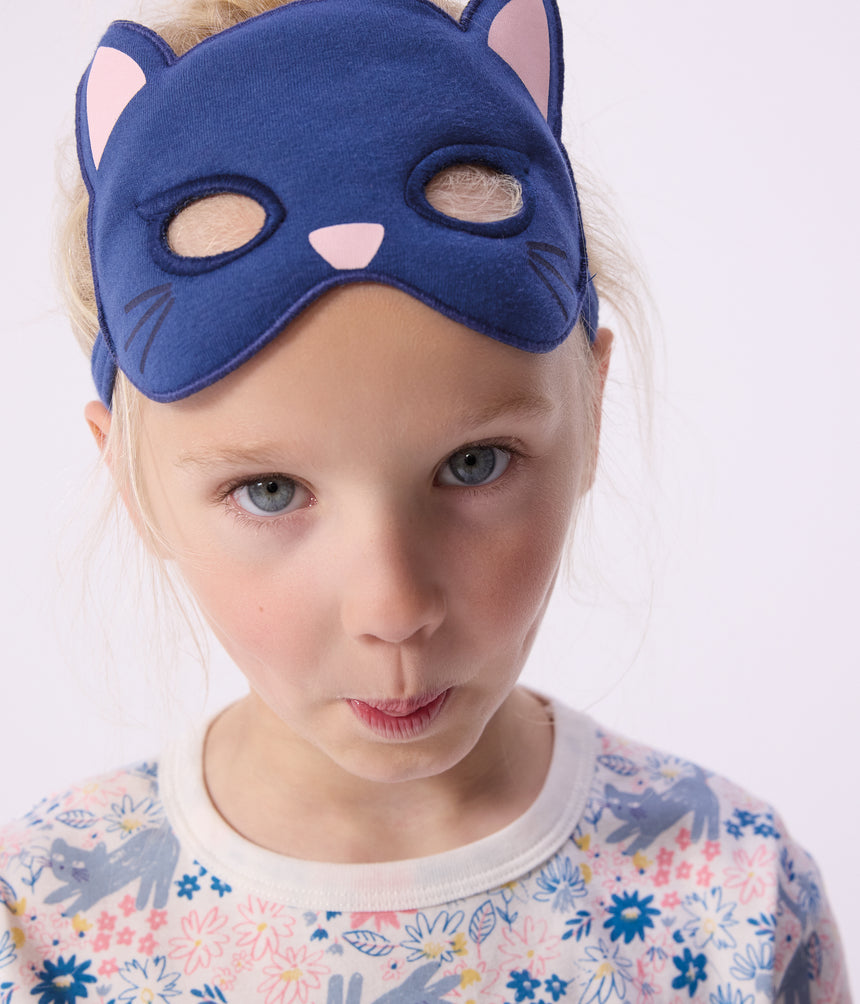 CHILDREN'S FLORAL PRINT COTTON FANCY DRESS PYJAMAS