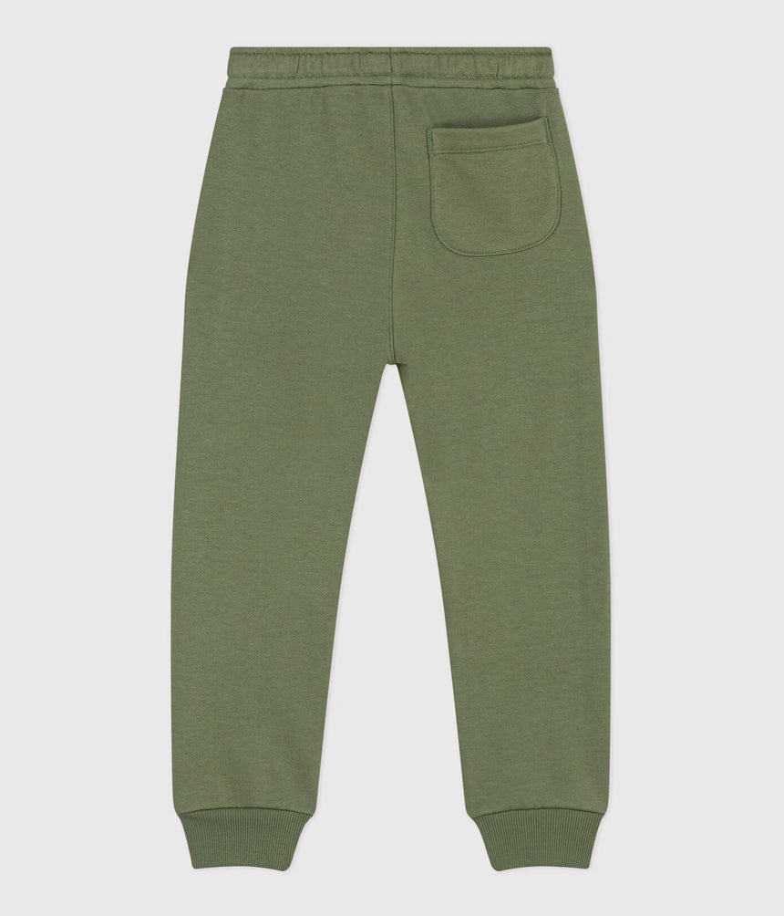 CHILDREN'S PLAIN COTTON JOGGING BOTTOMS