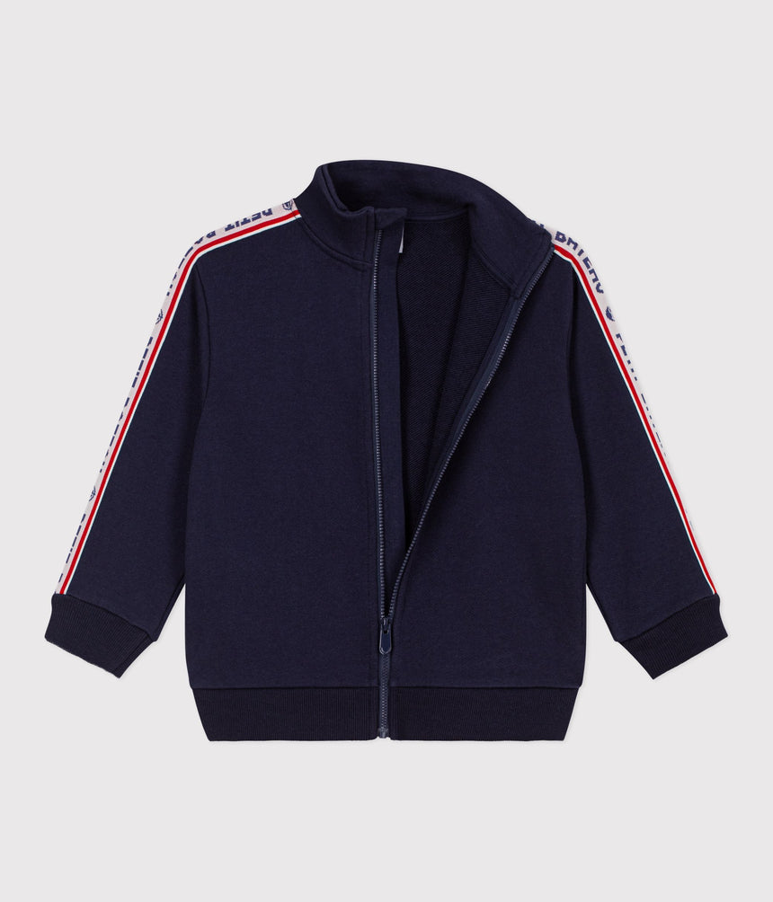 CHILDREN'S ZIP-UP COTTON SWEATSHIRT