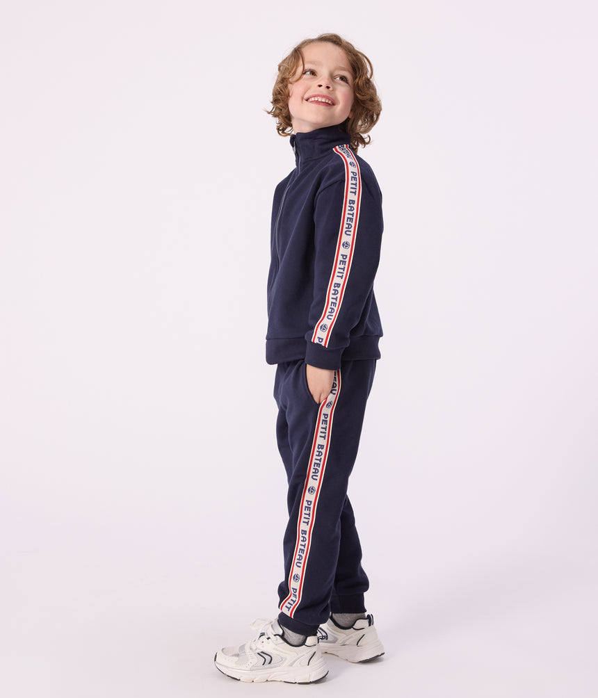 CHILDREN'S ZIP-UP COTTON SWEATSHIRT