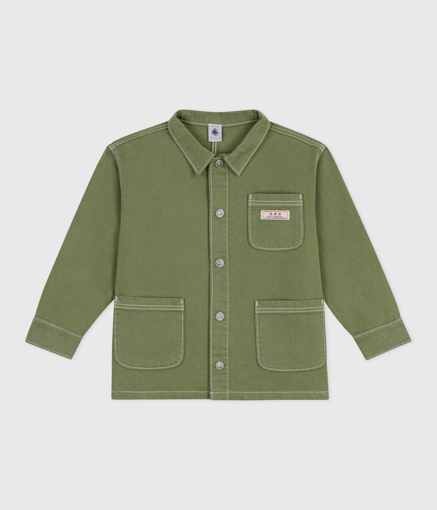 CHILDREN'S JACKET IN PLAIN COTTON