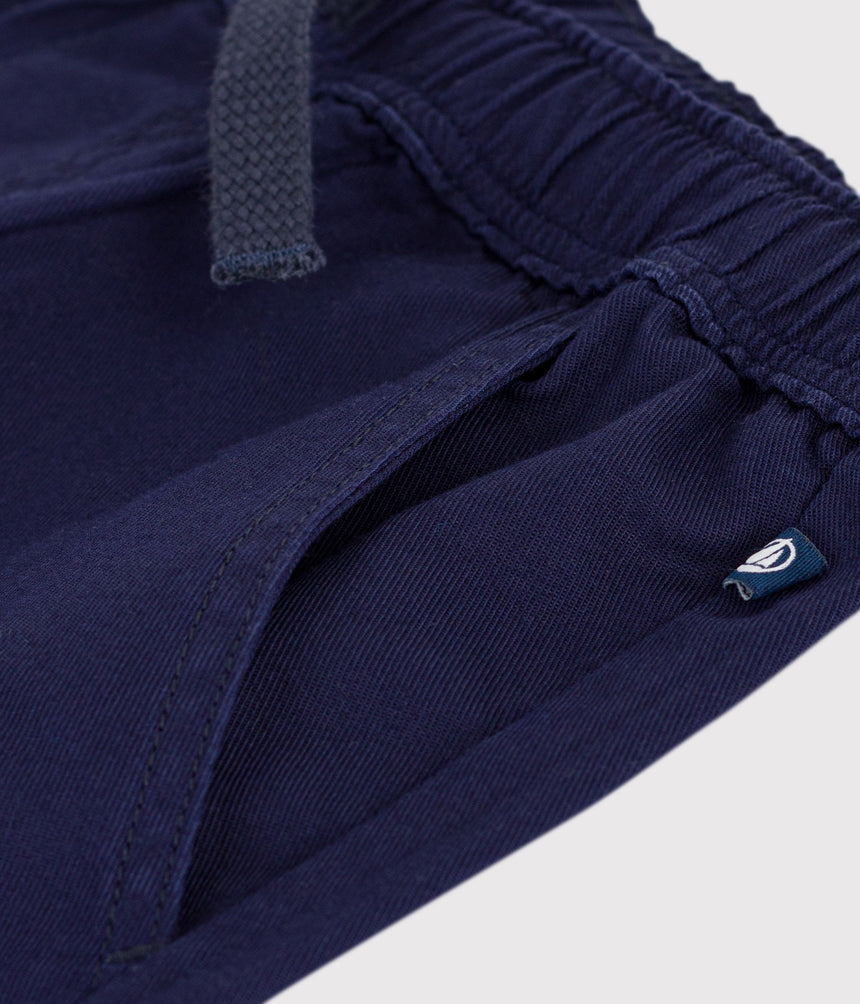 CHILDREN'S BERMUDA SHORTS IN PLAIN COTTON