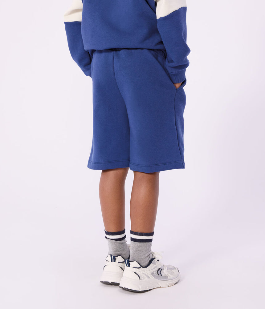 CHILDREN'S BERMUDA SHORTS IN PLAIN COTTON