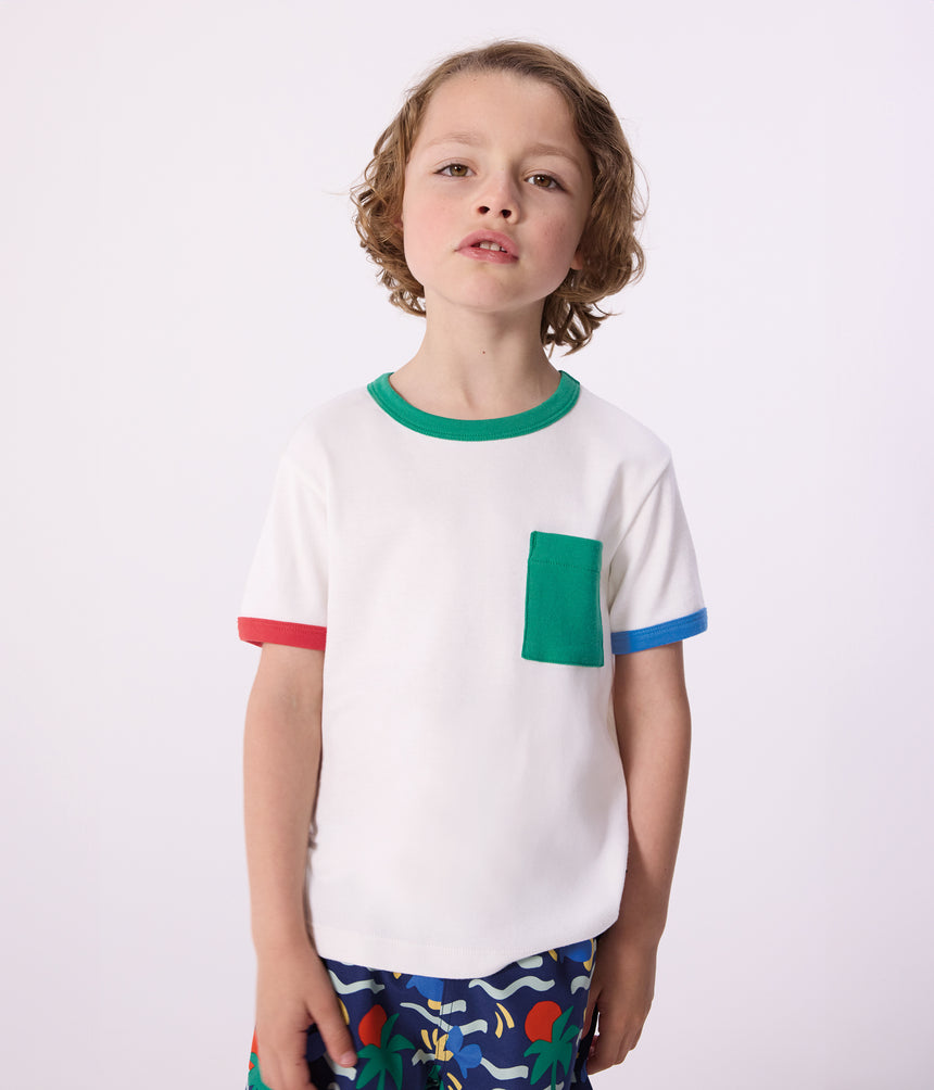 CHILDREN'S SHORT-SLEEVED COTTON T-SHIRT
