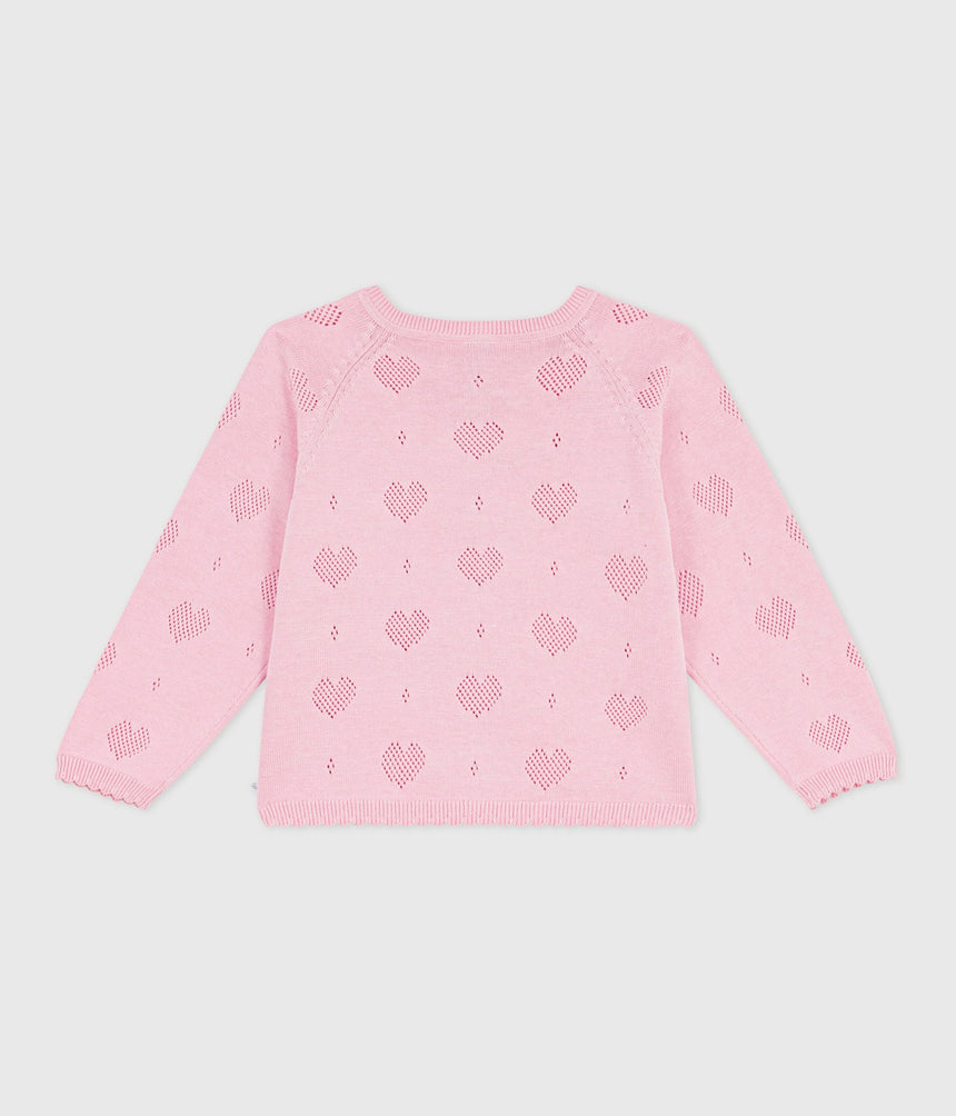 CHILDREN'S PLAIN COTTON CARDIGAN