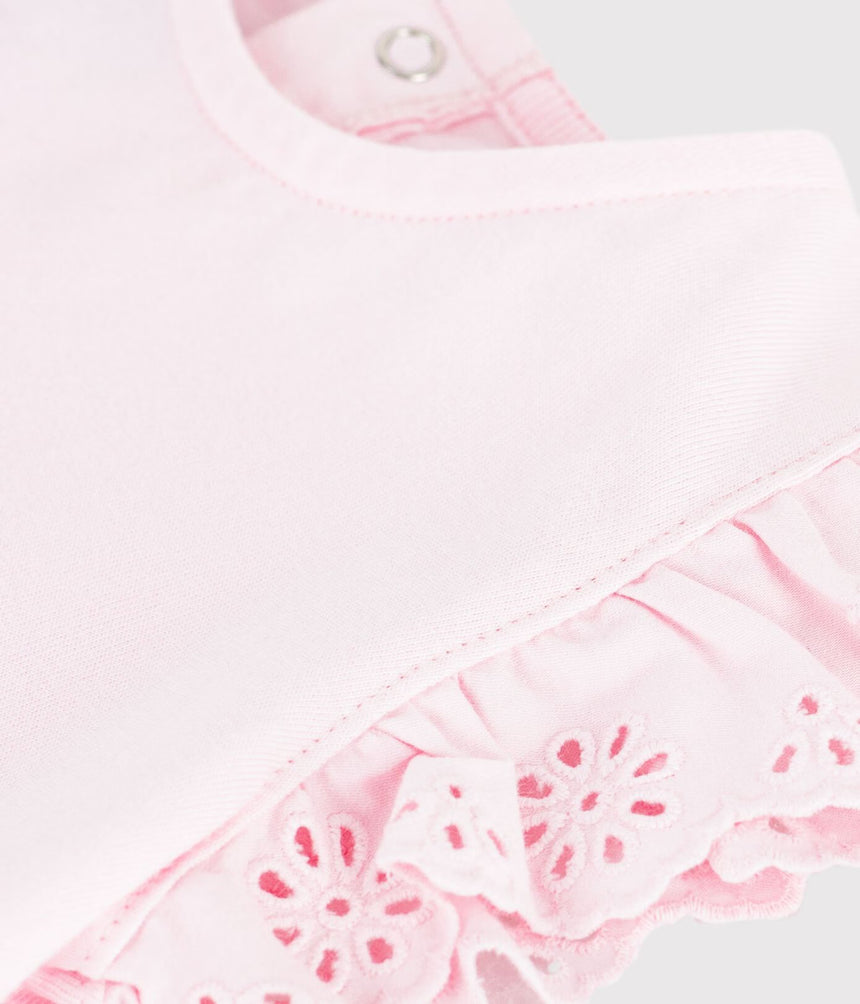 BABIES' SHORT-SLEEVED PLAIN COTTON T-SHIRT
