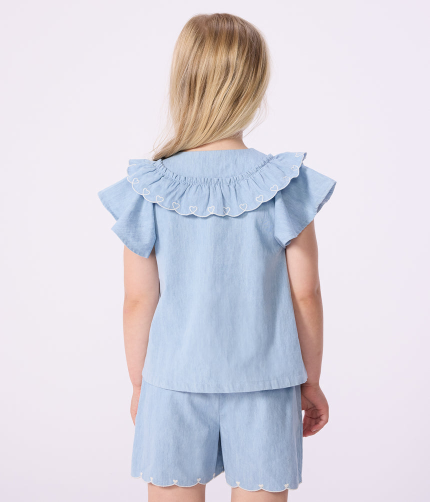 CHILDREN'S PLAIN COTTON SHORTS