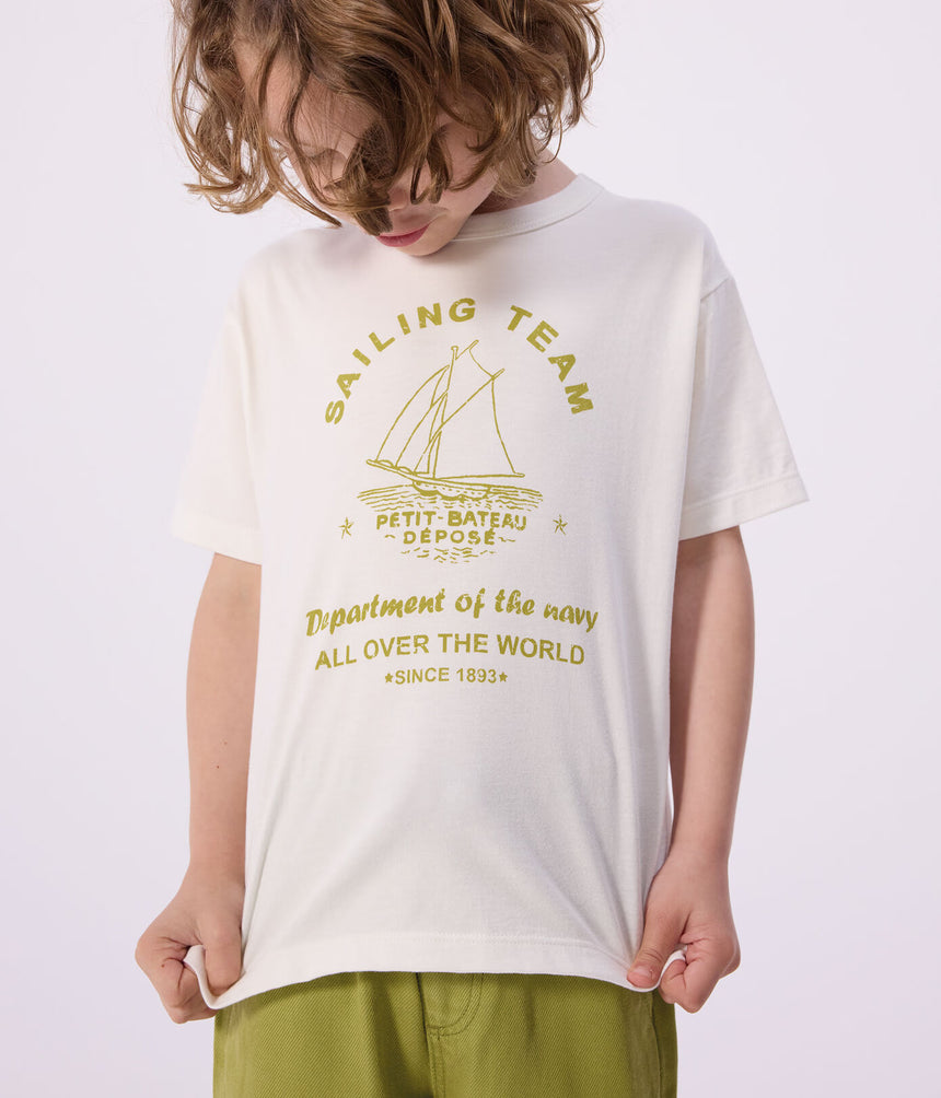 CHILDREN'S SHORT-SLEEVED COTTON T-SHIRT