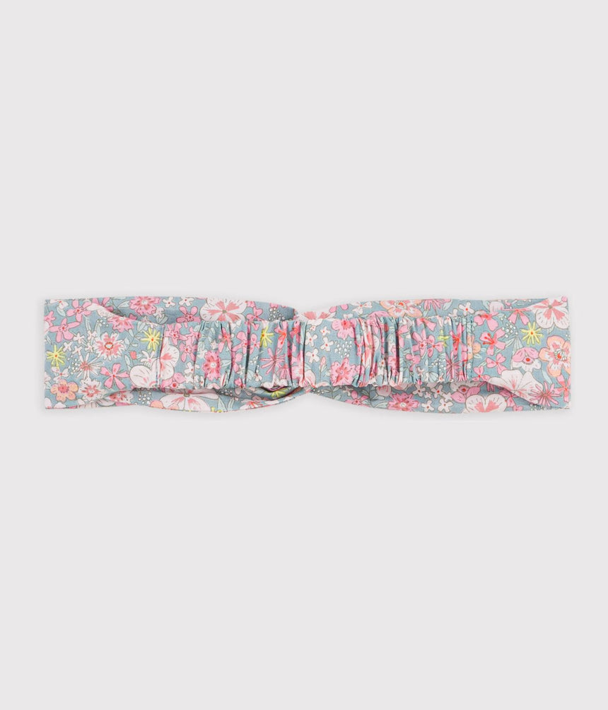 CHILDREN'S HAIRBAND IN FLORAL-PRINT POPLIN