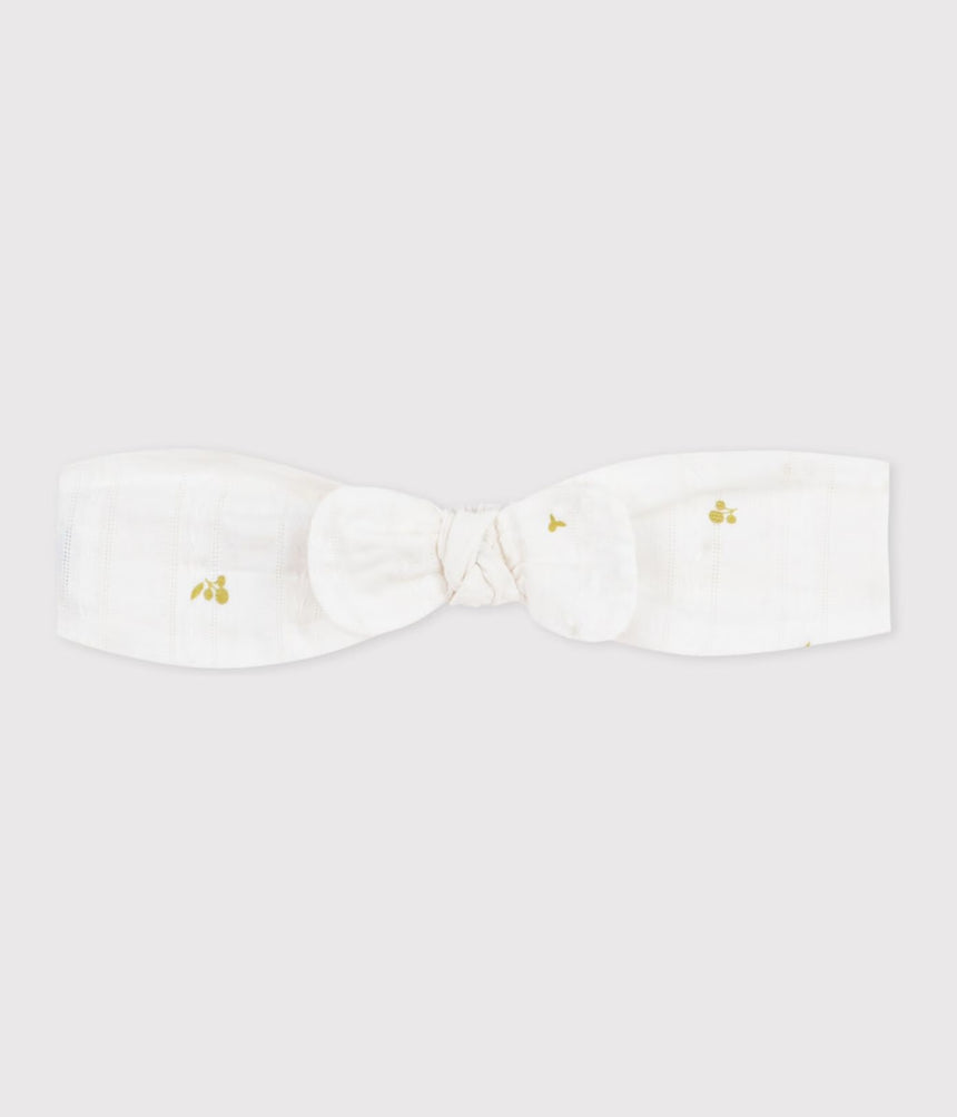 CHILDREN'S HAIRBAND IN FLORAL-PRINT POPLIN