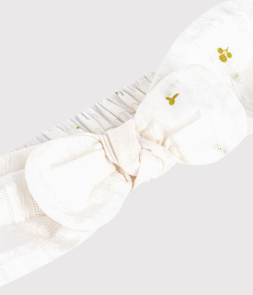 CHILDREN'S HAIRBAND IN FLORAL-PRINT POPLIN