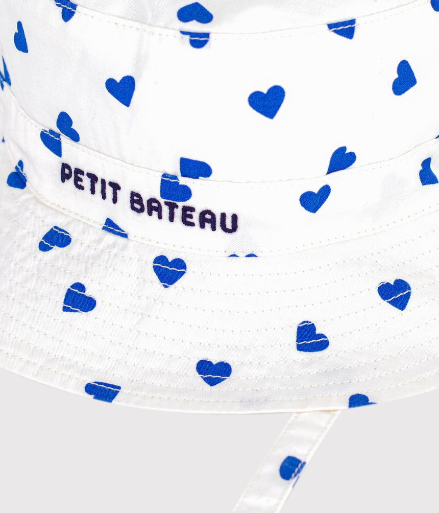 BABIES’ CUTE TWILL SUN HAT WITH TIES