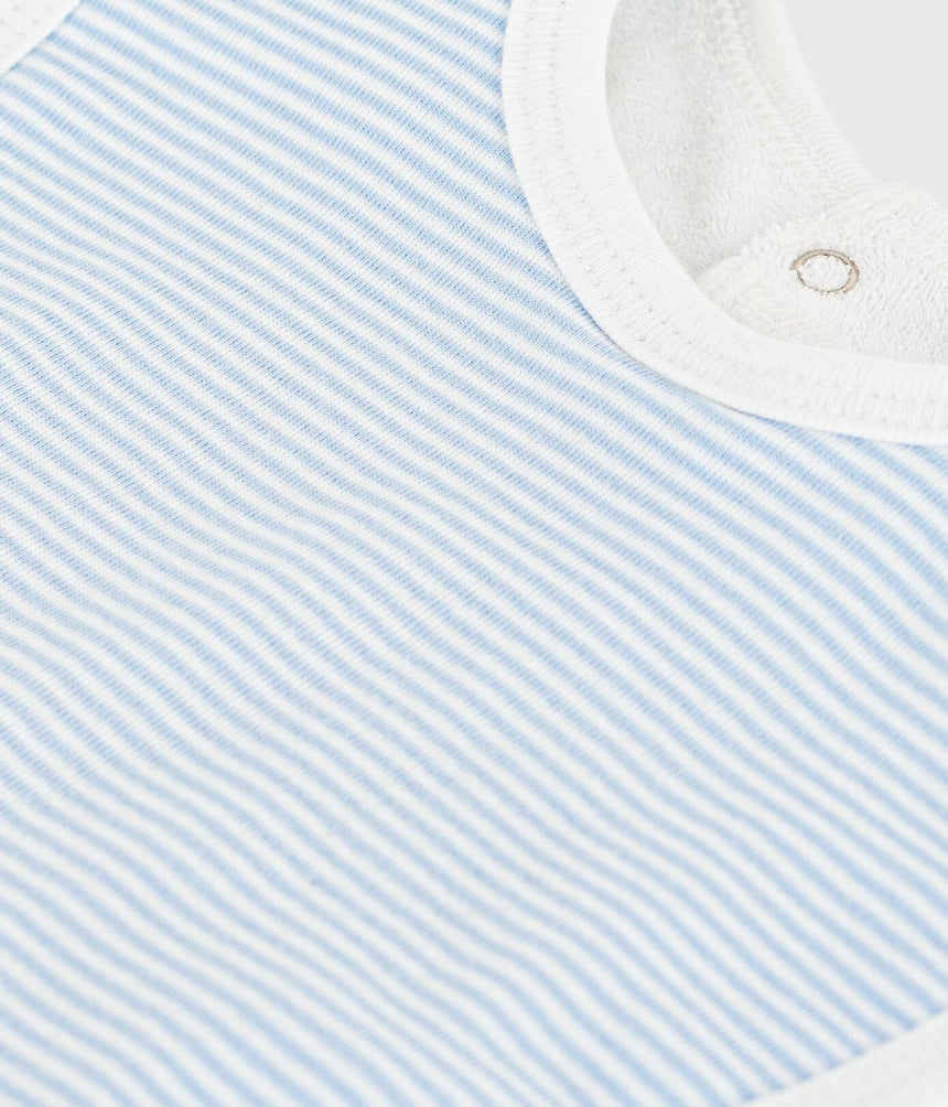 NEWBORN BABIES’ STRIPY COTTON BIB