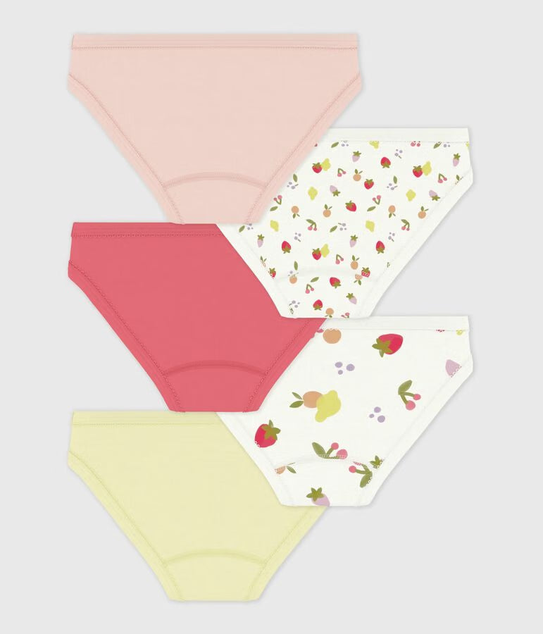 PACK OF CHILDREN'S FRUIT PRINT COTTON PANTS