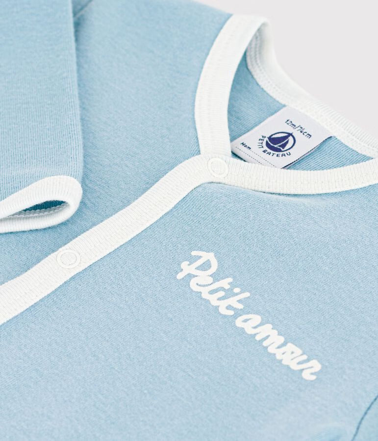 BABIES’ PLAIN COTTON PYJAMAS