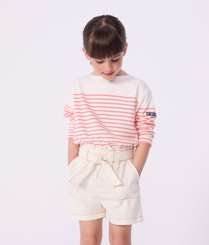 CHILDREN'S PLAIN COTTON SHORTS