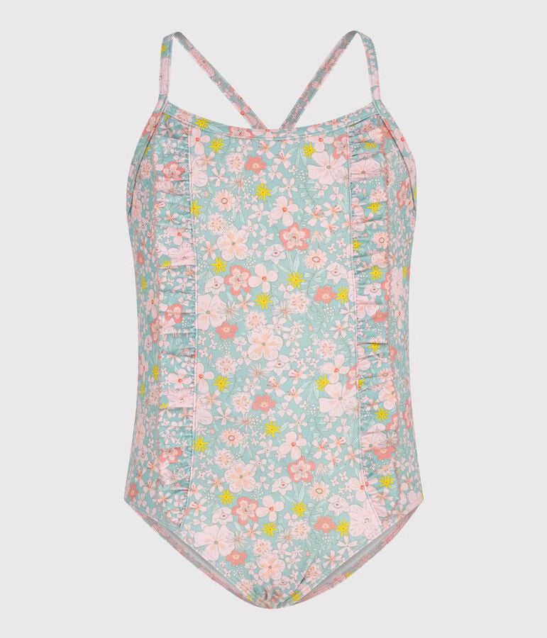 CHILDREN’S ONE-PIECE FLORAL SWIMSUIT