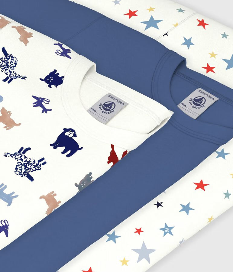 PACK OF CHILDREN’S SHORT-SLEEVED PRINTED COTTON T-SHIRTS