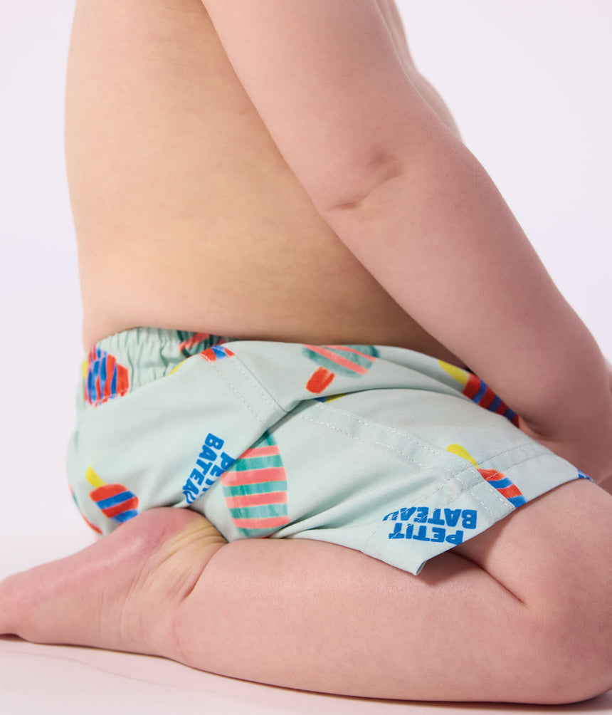 BABIES' ICE-CREAM PRINT SWIM SHORTS