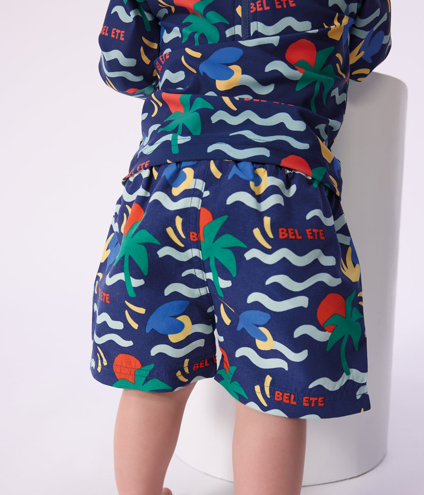 BABIES' PRINTED SWIM SHORTS