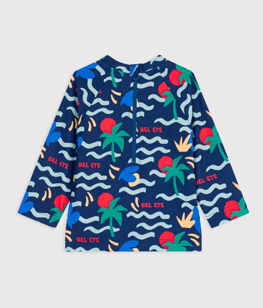 BABIES' PRINTED UV PROTECTION T-SHIRT