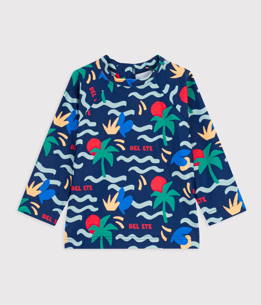 BABIES' PRINTED UV PROTECTION T-SHIRT