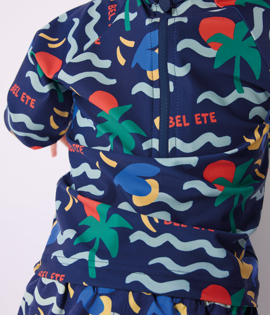 BABIES' PRINTED UV PROTECTION T-SHIRT