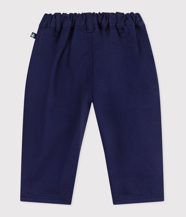 BABIES' PLAIN TWILL TROUSERS