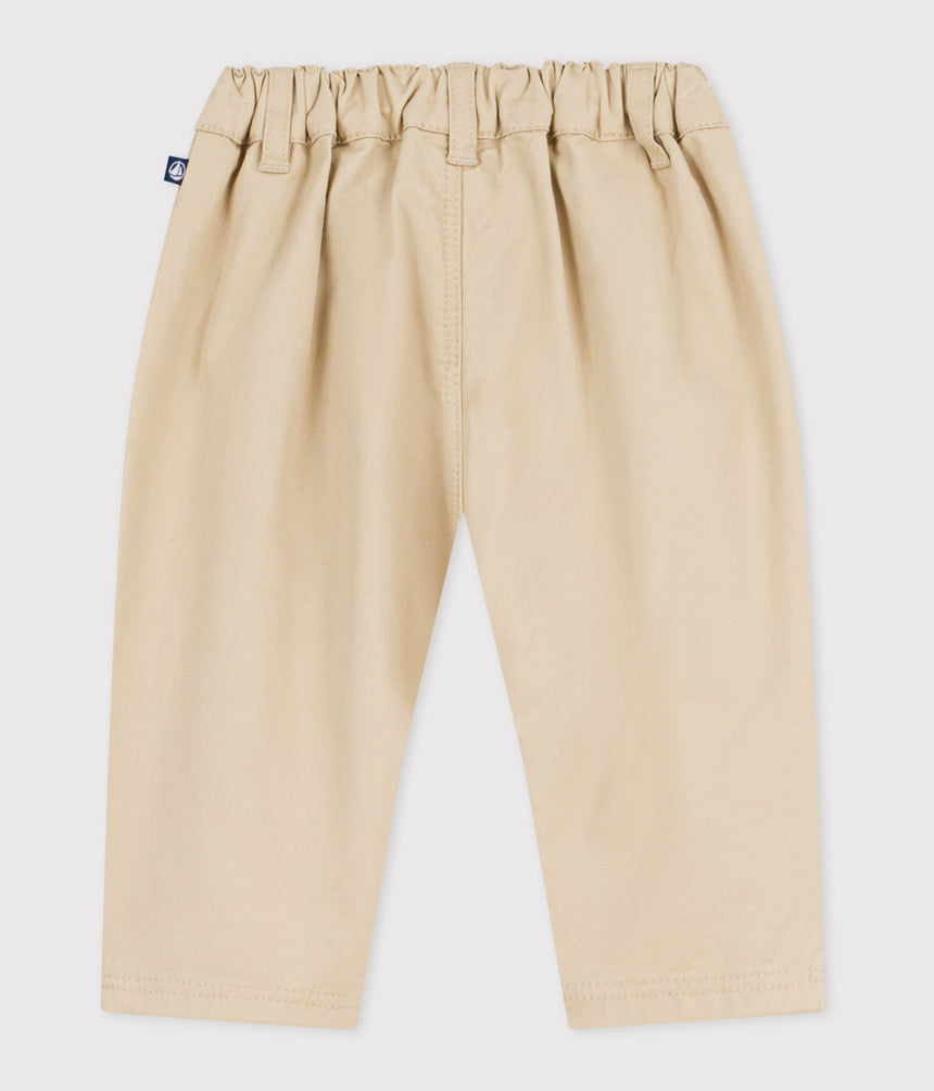 BABIES' PLAIN TWILL TROUSERS