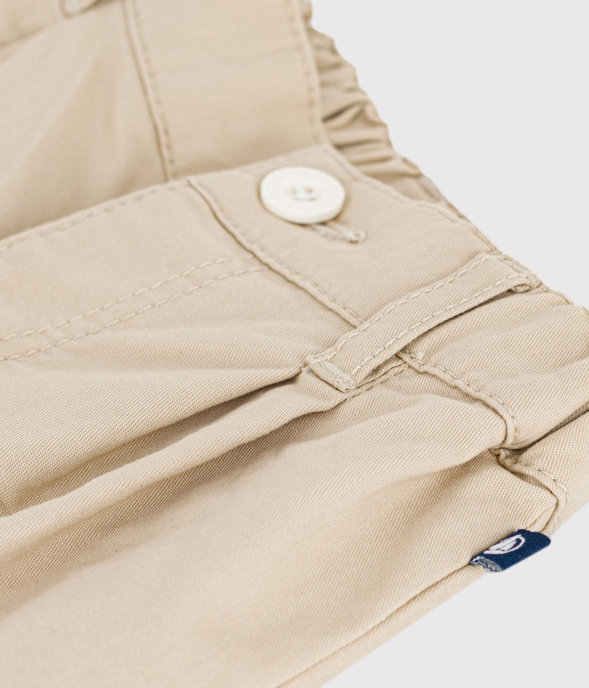 BABIES' PLAIN TWILL TROUSERS