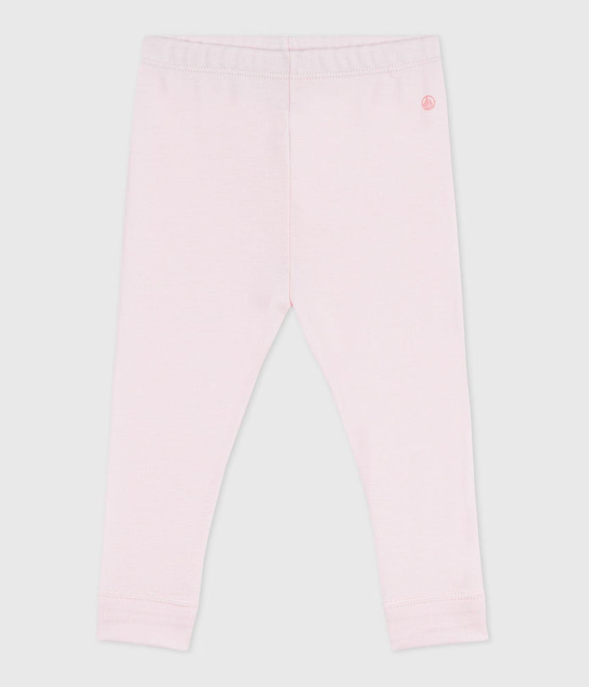 SOLID COTTON BABY LEGGINGS