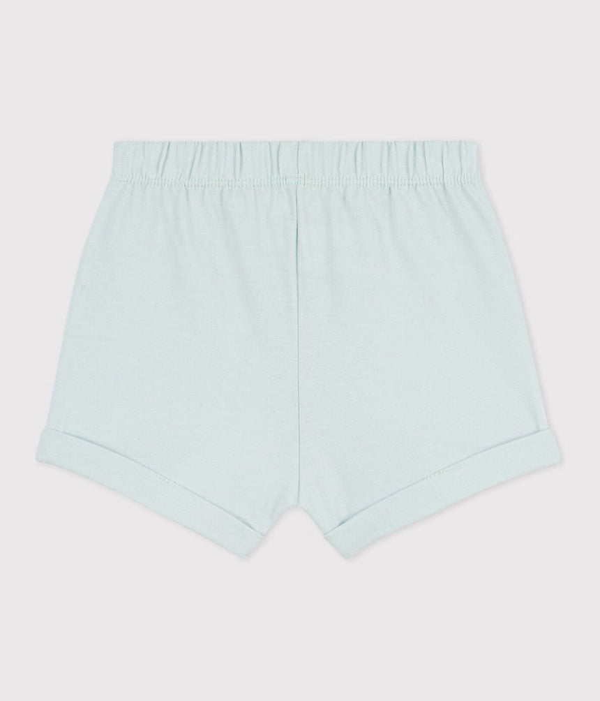 BABIES' PLAIN COTTON SHORTS
